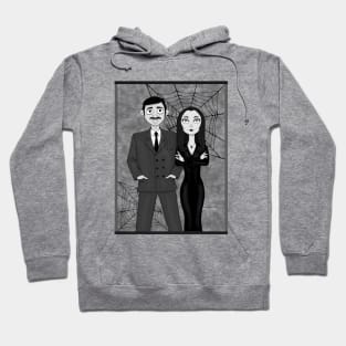 Gomez and Morticia Addams Hoodie